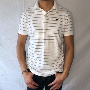 Hollister striped polo